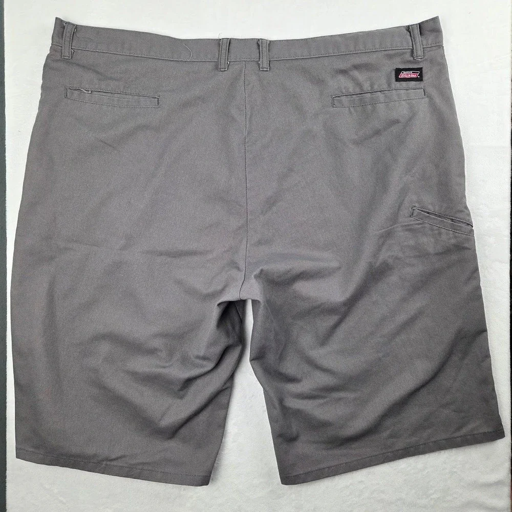 Dickies Shorts Mens 44 Black Flat Front Twill Workwear Relaxed Fit Excellent